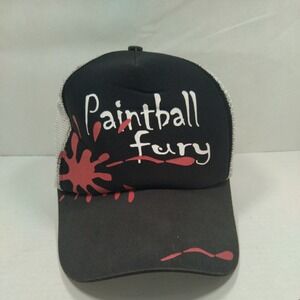Trucker hat Paintball Fury Splat Snapback Hat Cap VGUC
